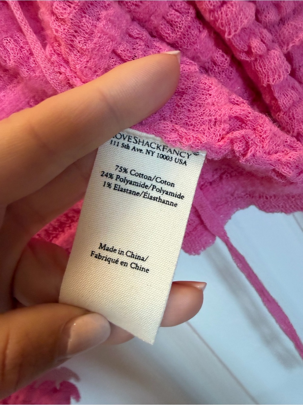 LoveShackFancy Pink Ruffle Cardigan - Picture 4 of 4